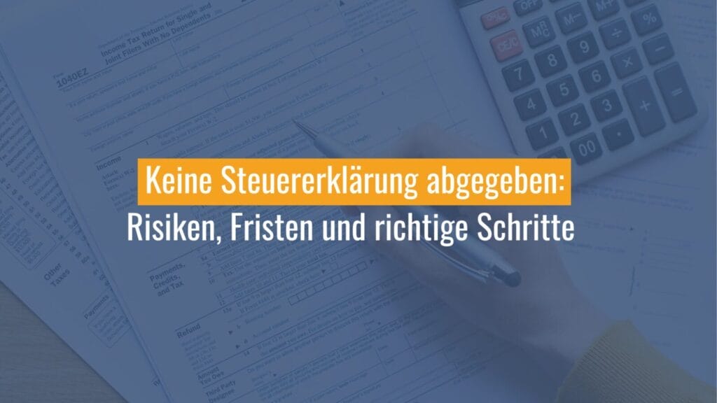 Steuererklärung und Taschenrechner
